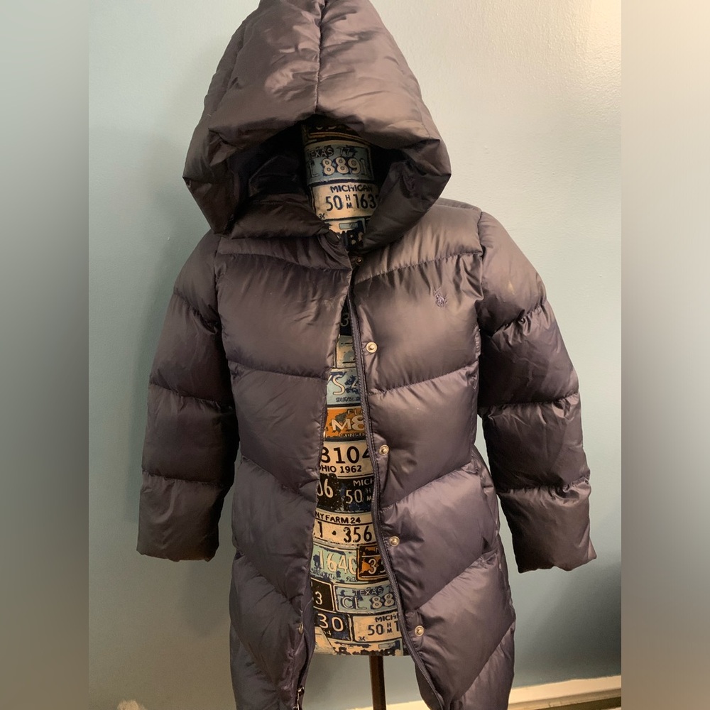 Polo by Ralph Lauren puffer navy jacket, M (8-10)